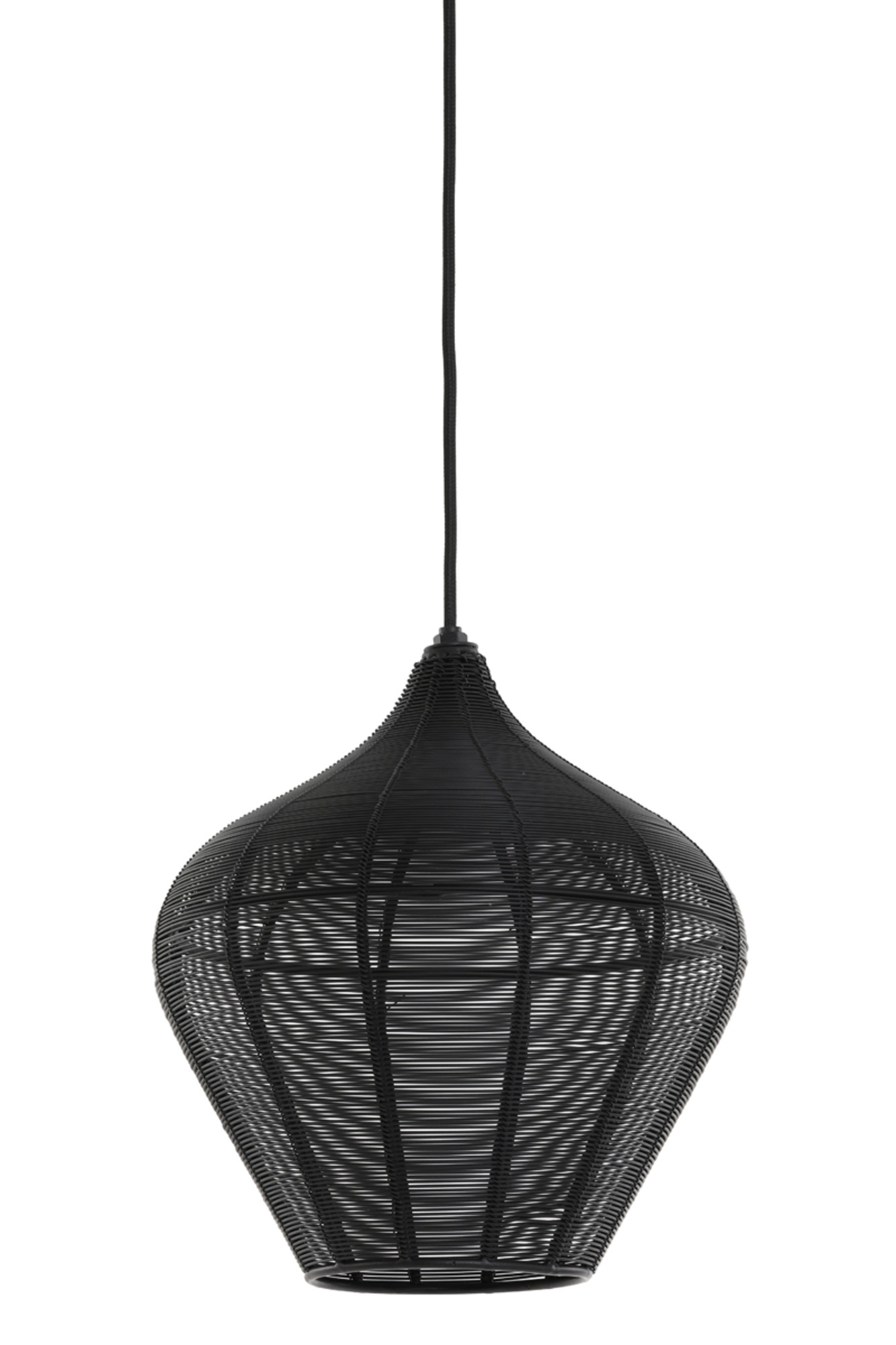 Suspension contemporaine noire en fil Light & Living Alvaro – Image 3