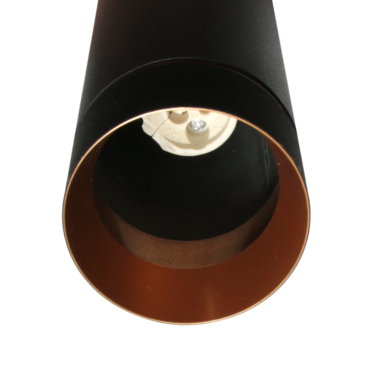 Lampe de table noire 5 lumières cylindriques Mexlite DownLume – Image 9