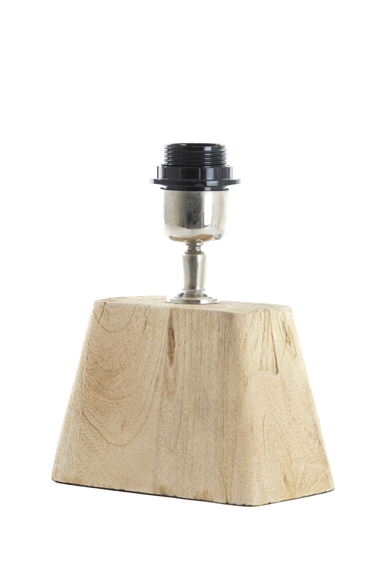 Base de lampe en bois avec accent en métal Light & Living Kardan – Image 4