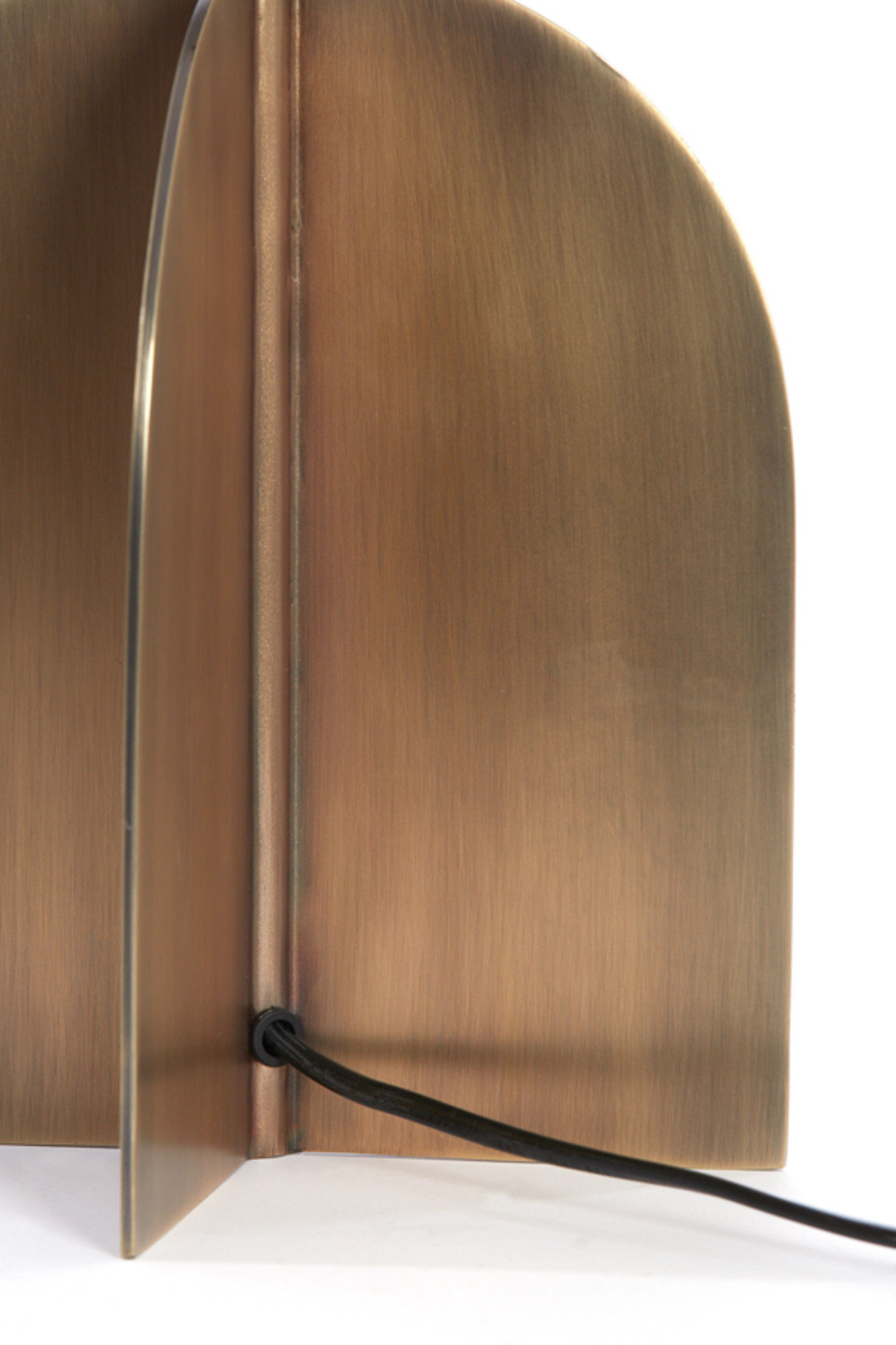 Lampe de table en métal brun Light & Living Molago au design moderne – Image 7
