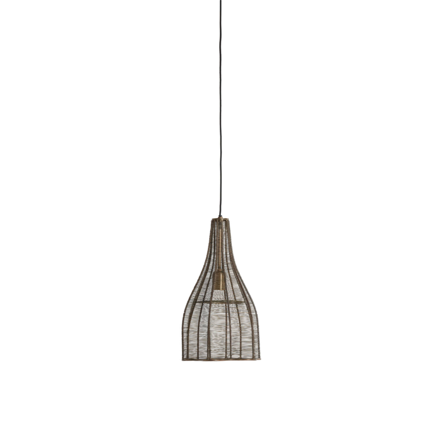 Suspension industrielle en métal structuré Light & Living Mariama – Image 2