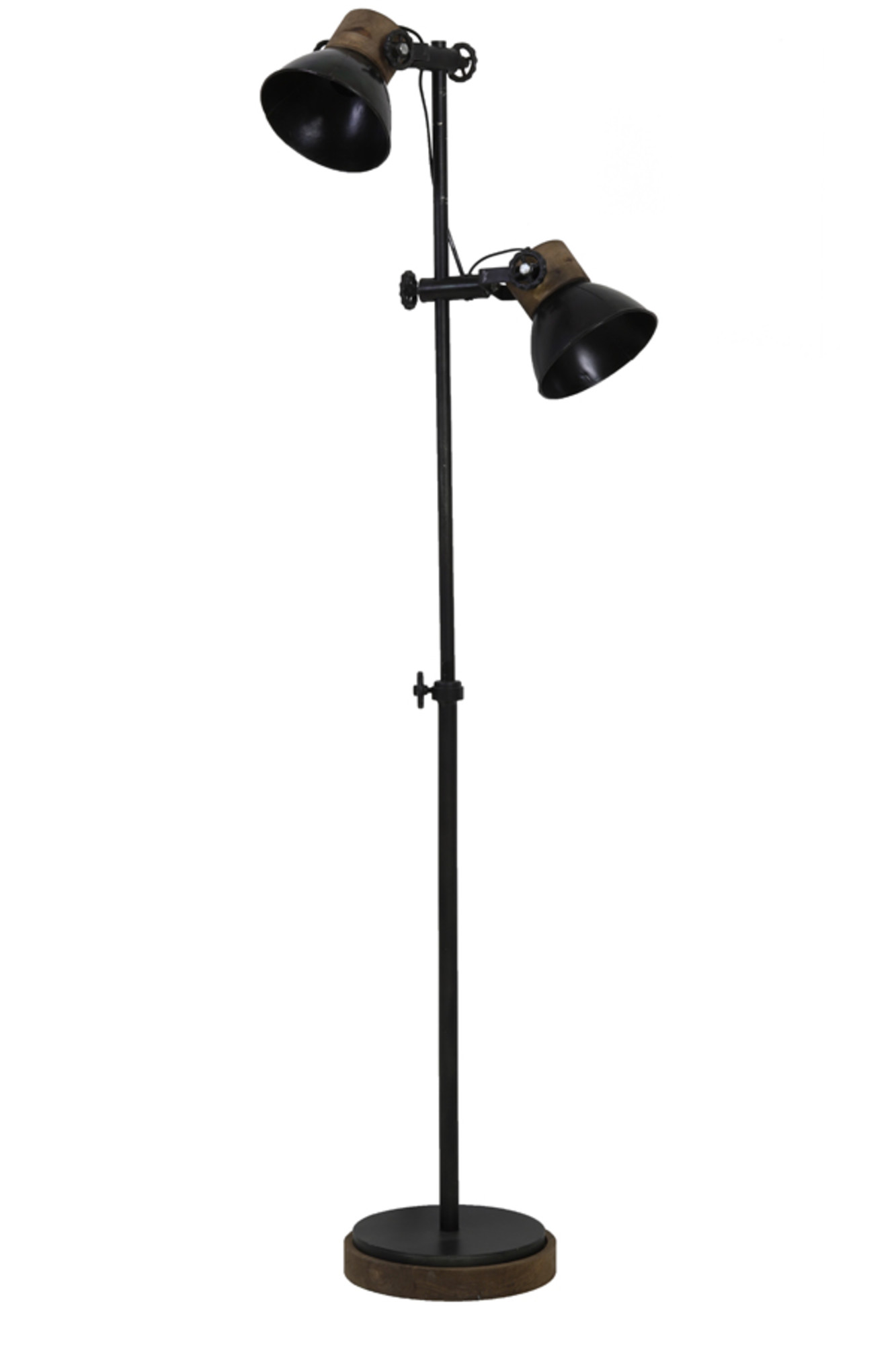 Lampe sur pied industrielle noire Light & Living Jody – Image 7