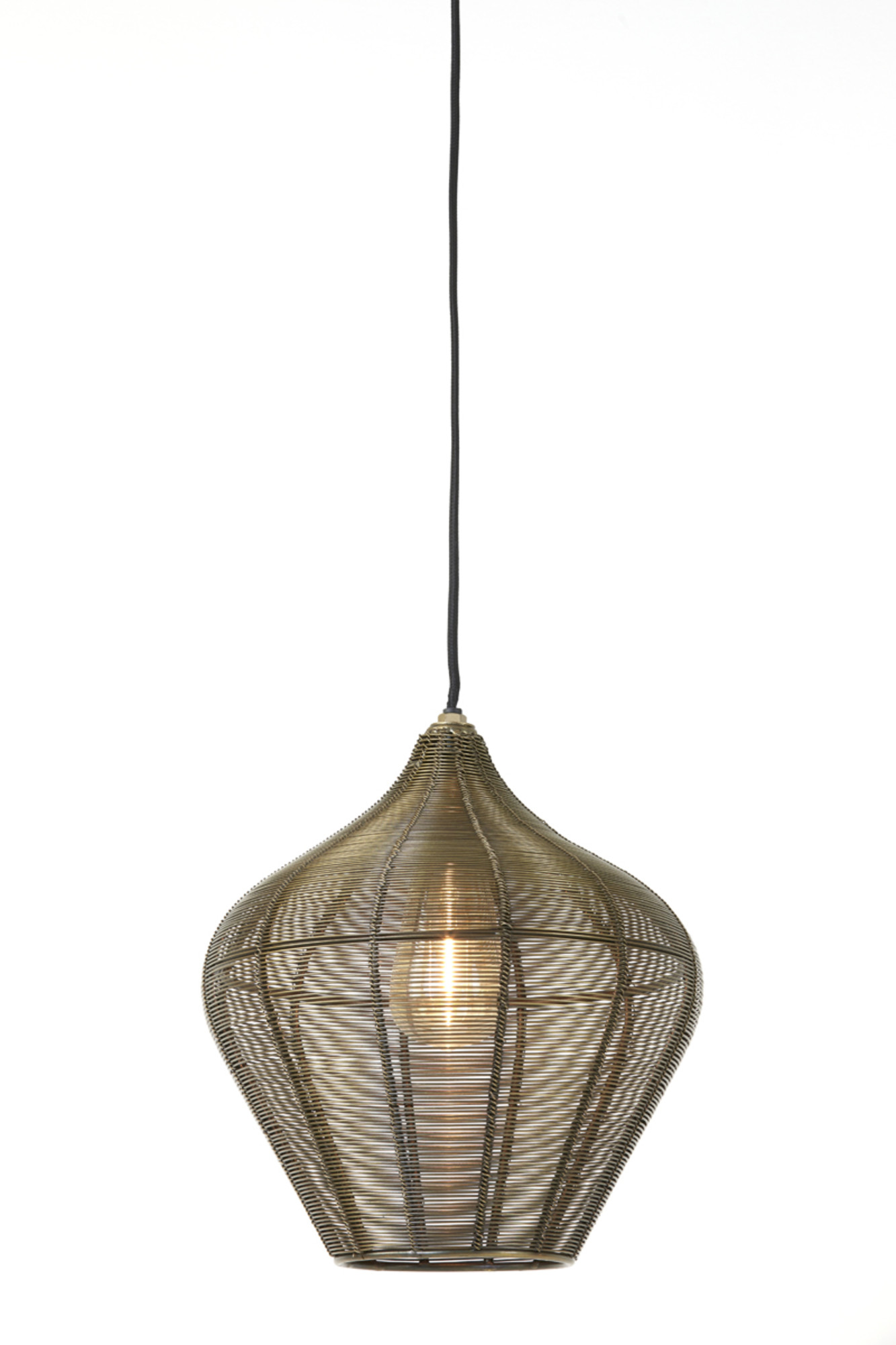 Suspension naturelle en osier Light & Living Alvaro – Image 4