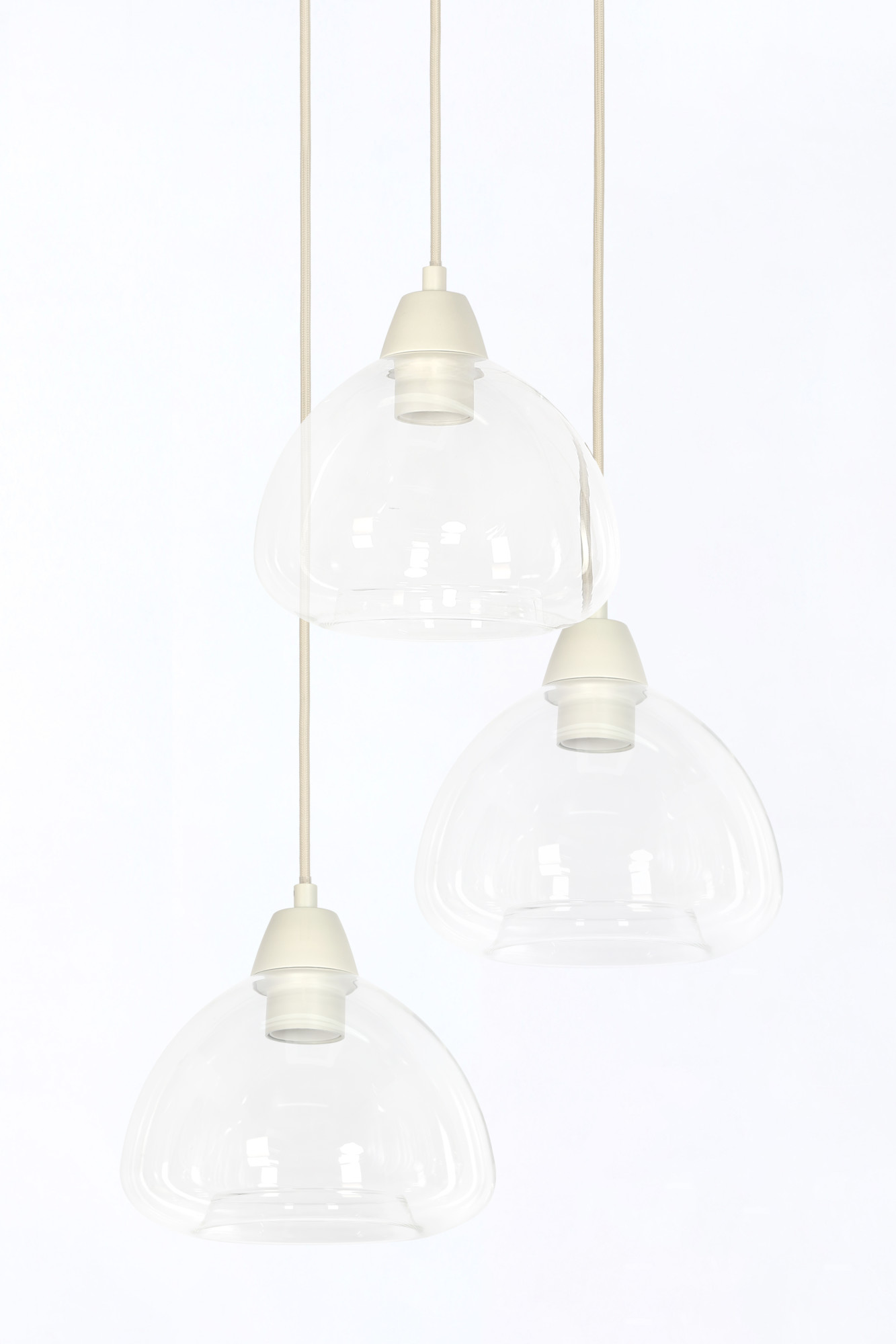 Plafonnier avec éléments en verre Light & Living Bisho – Image 5