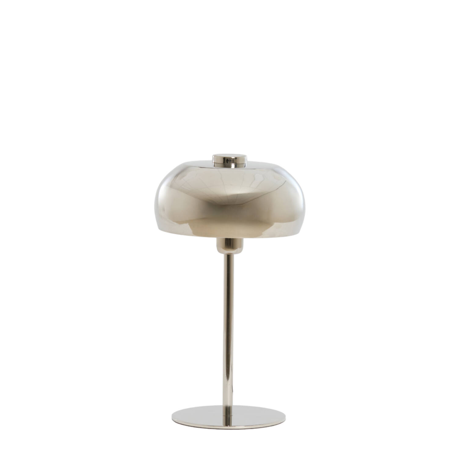 Lampe de bureau argentée à effet métallique Light & Living Surin – Image 2