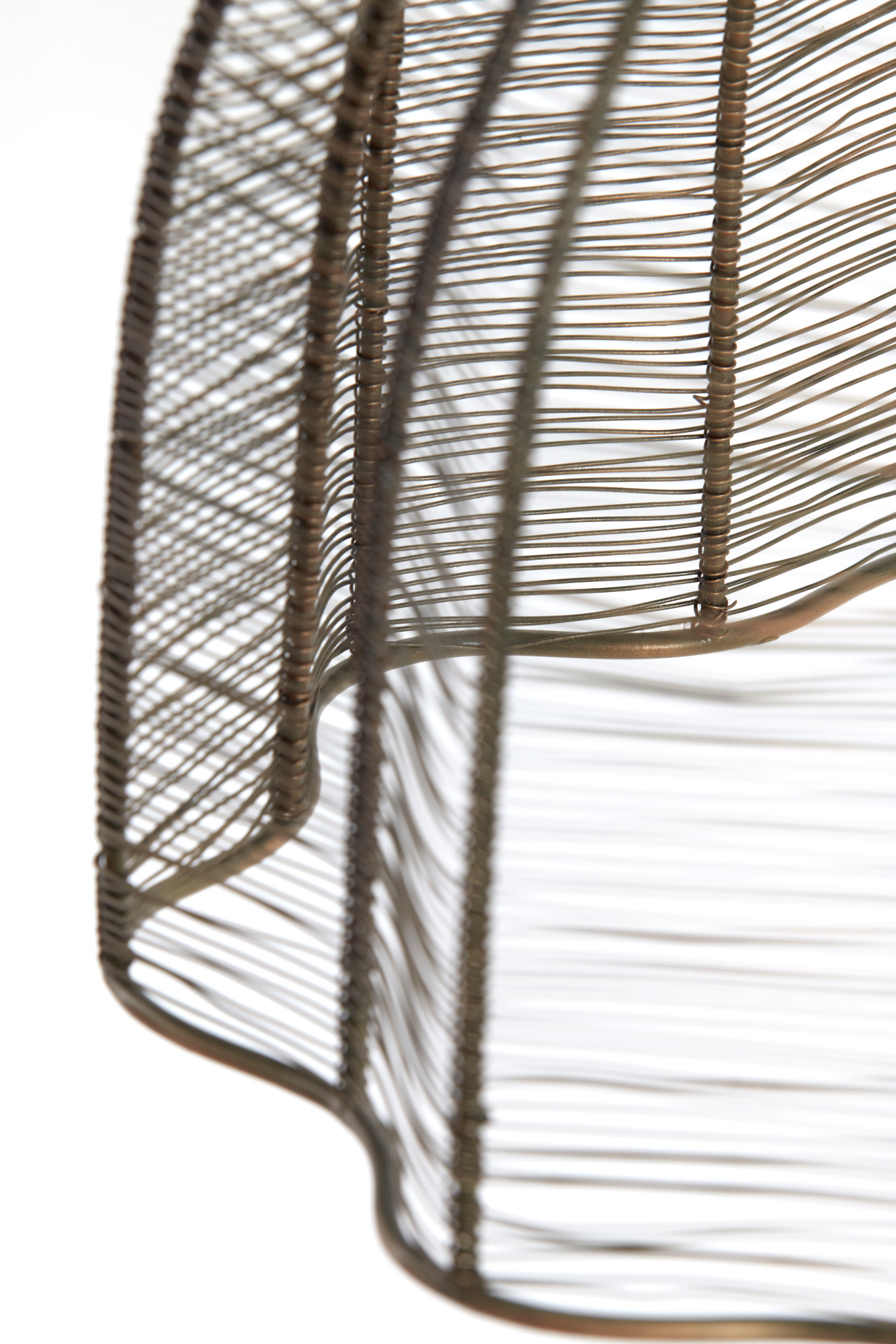 Suspension industrielle en métal structuré Light & Living Mariama – Image 9