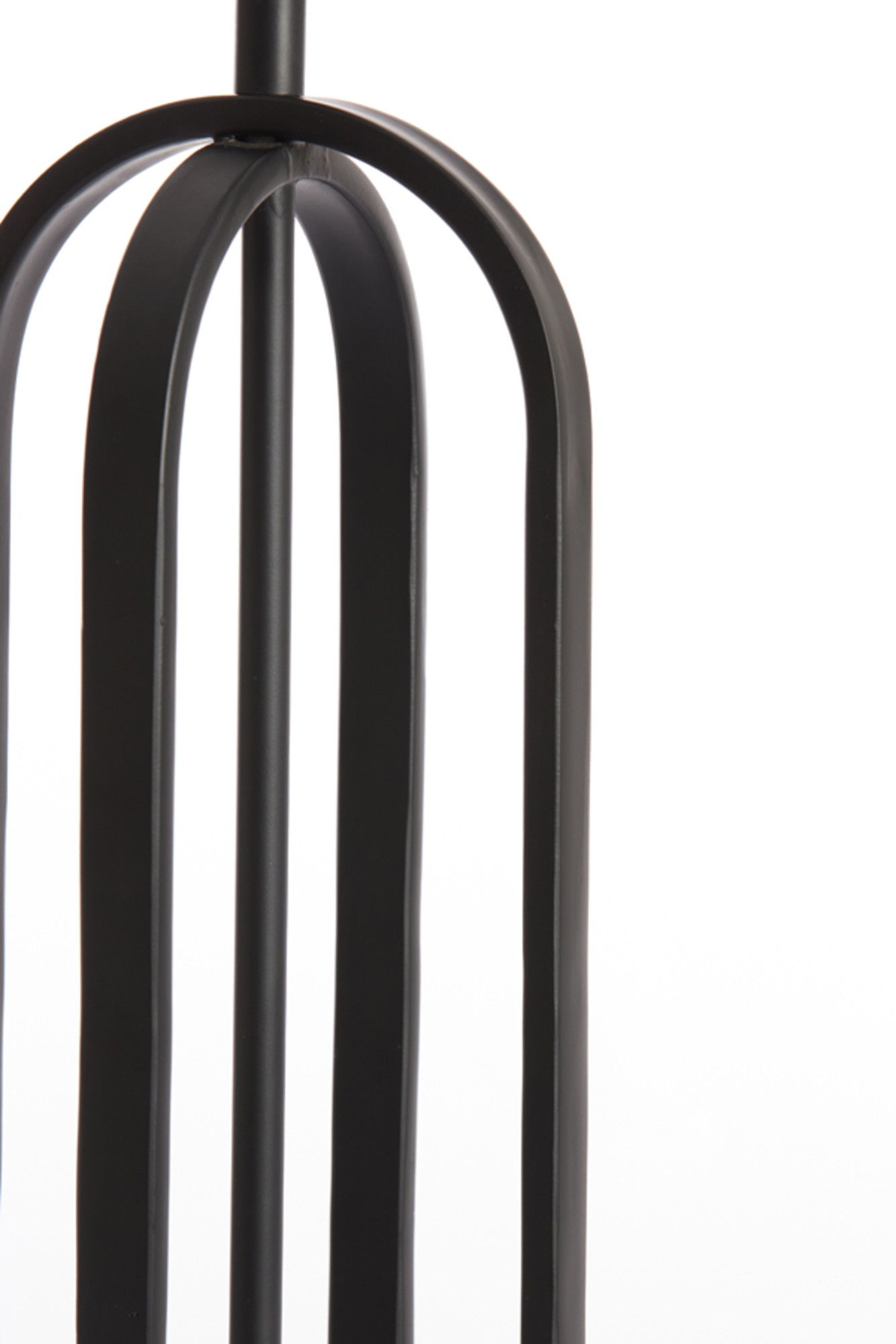 Socle de lampe en métal noir Light & Living Aster – Image 6
