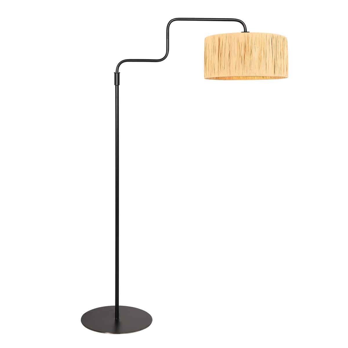 Lampadaire en herbe de mer naturelle pour un style organique et doux Steinhauer Bloeba – Image 2