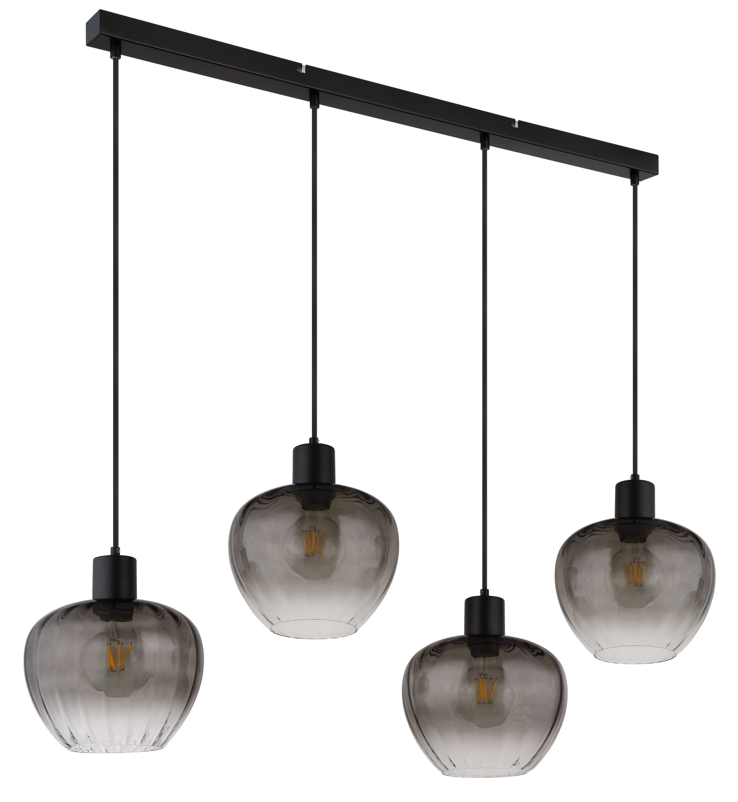 Suspension moderne avec billes de verre fumé Toy – Image 3