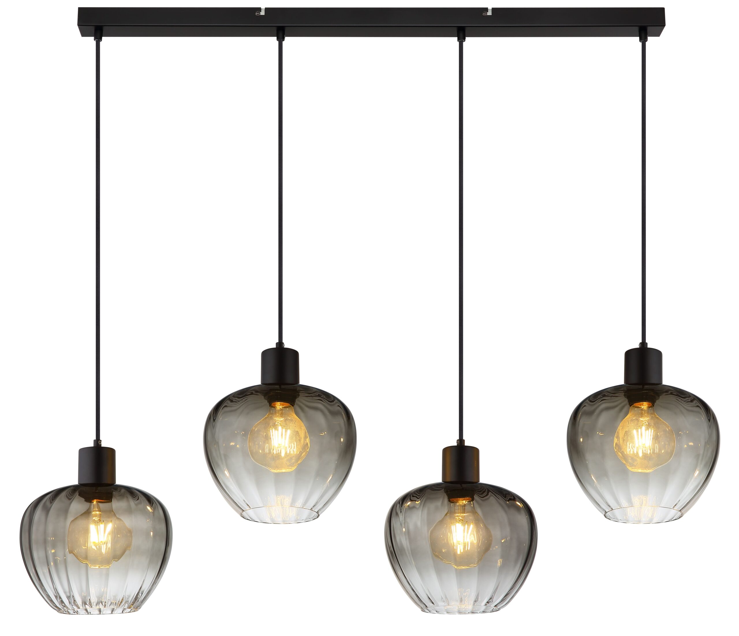 Suspension moderne avec billes de verre fumé Toy – Image 4