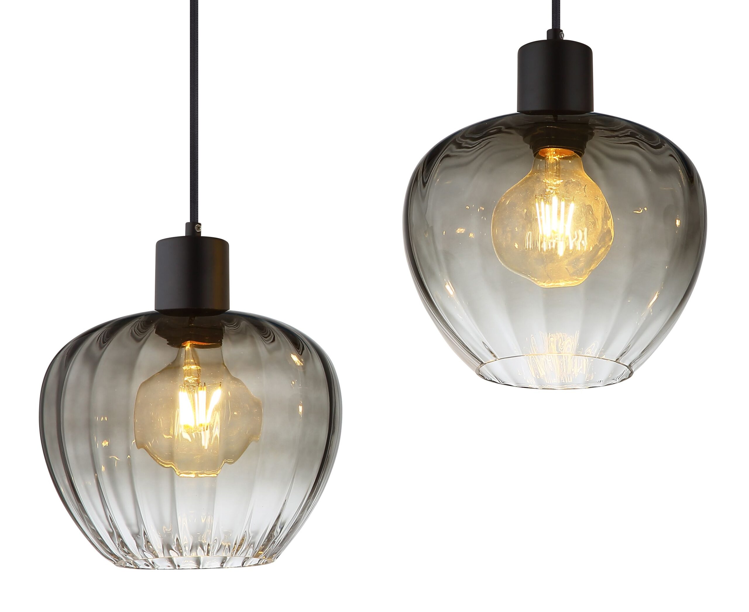 Suspension moderne avec billes de verre fumé Toy – Image 5