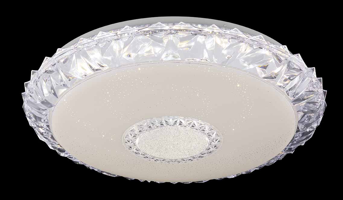 Lampe de plafond classique en métal blanc Globo Eddie – Image 4