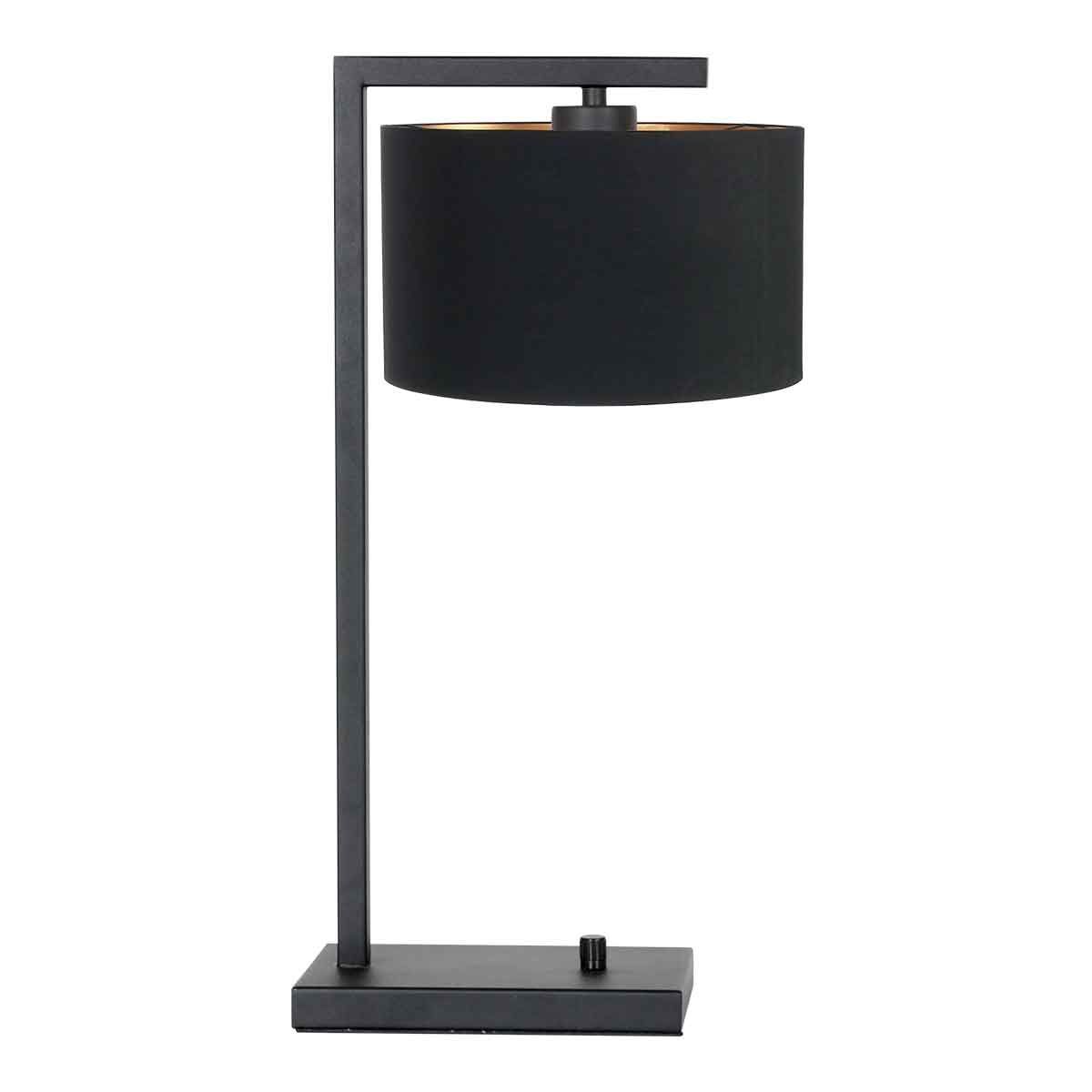 Lampe de table élégante abat-jour Steinhauer Stang noir – Image 3