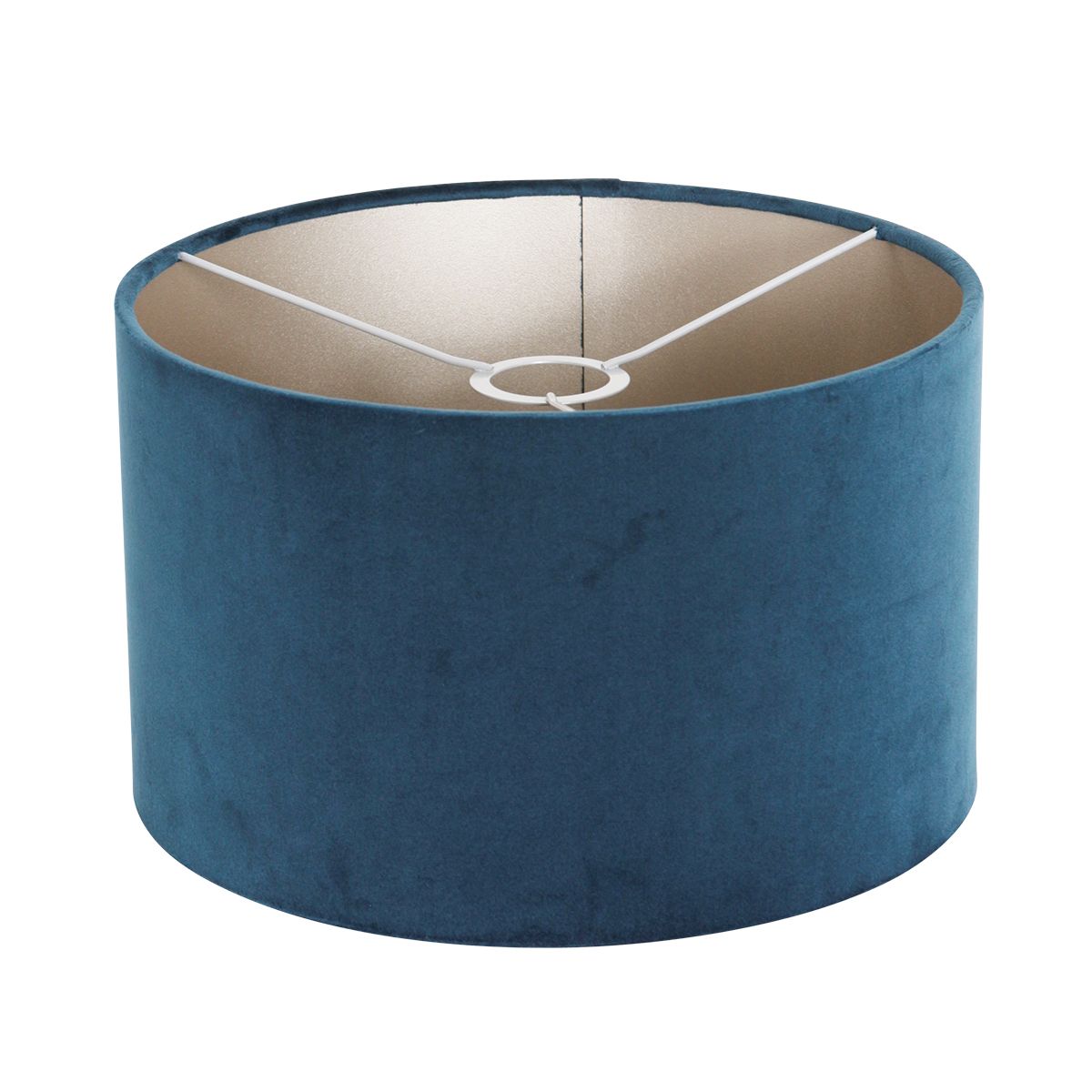 Lampe de table noire abat-jour bleu Steinhauer Stang – Image 6