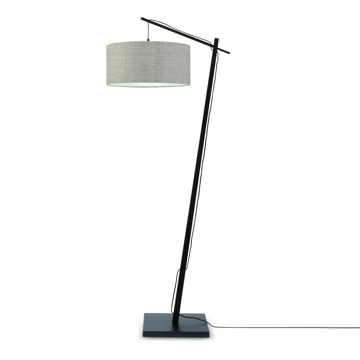 Lampadaire bohème gris en bambou GOOD & MOJO Andes – Image 2