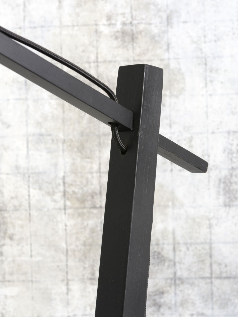 Lampadaire bohème gris en bambou GOOD & MOJO Andes – Image 5