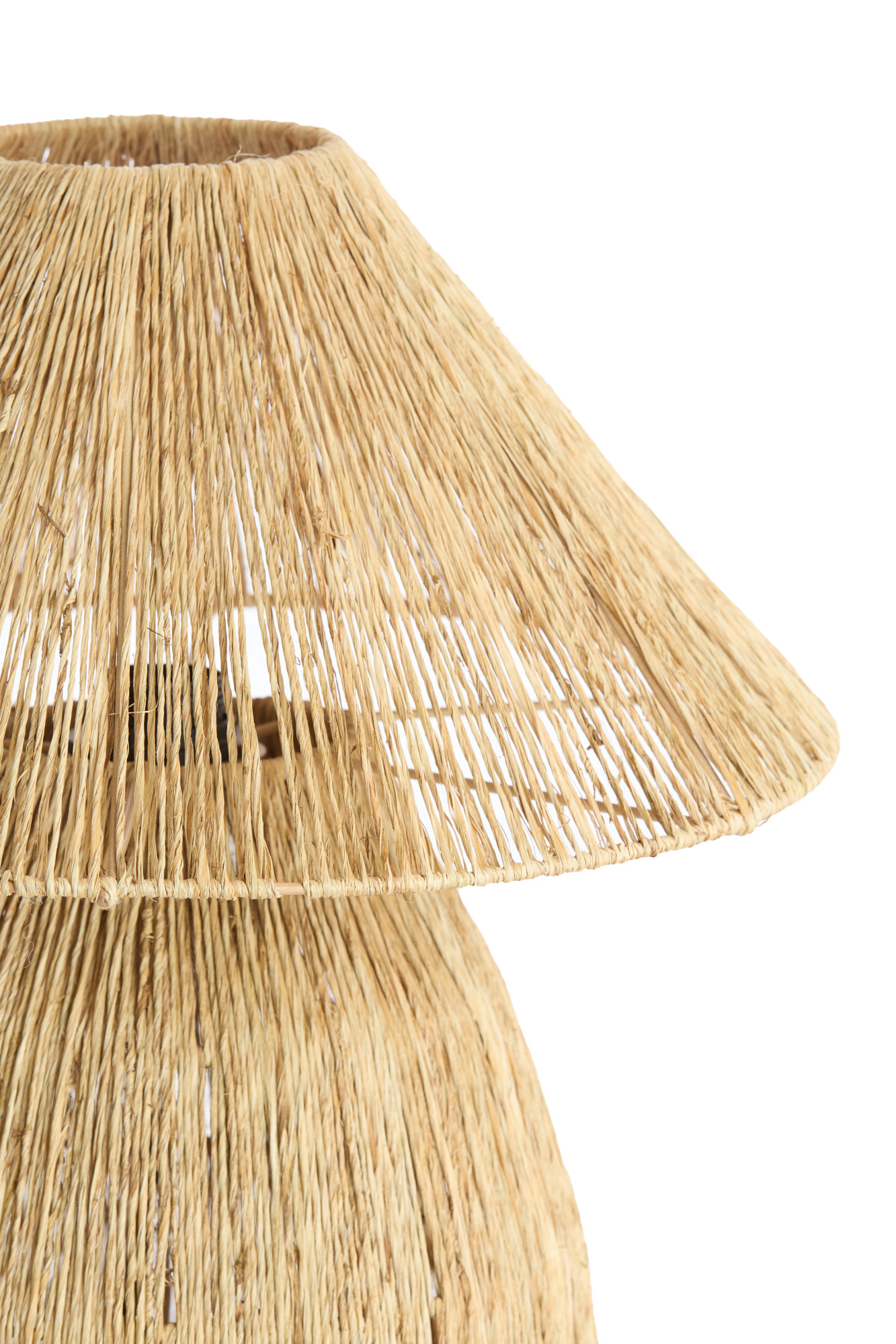 Lampe de table en jute esprit bohème et naturel Light & Living Maruva – Image 4