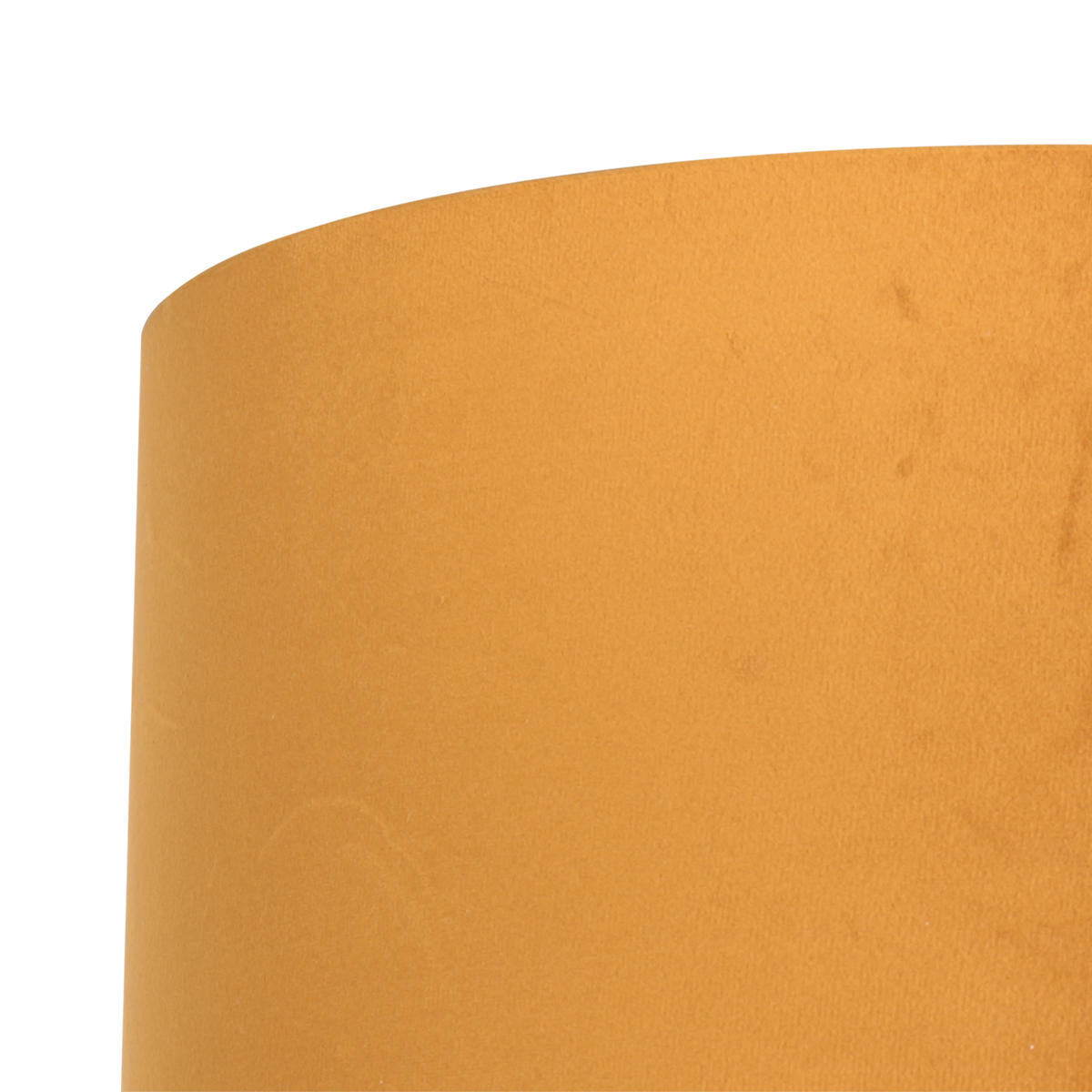 Lampadaire en bronze avec abat-jour en velours doré Mexlite Forma – Image 9