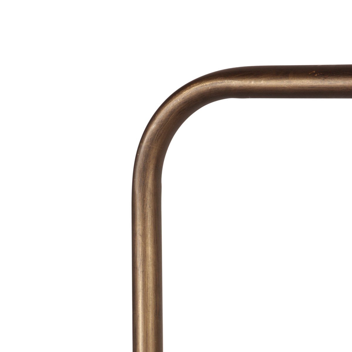 Lampadaire en bronze avec abat-jour en velours doré Mexlite Forma – Image 4