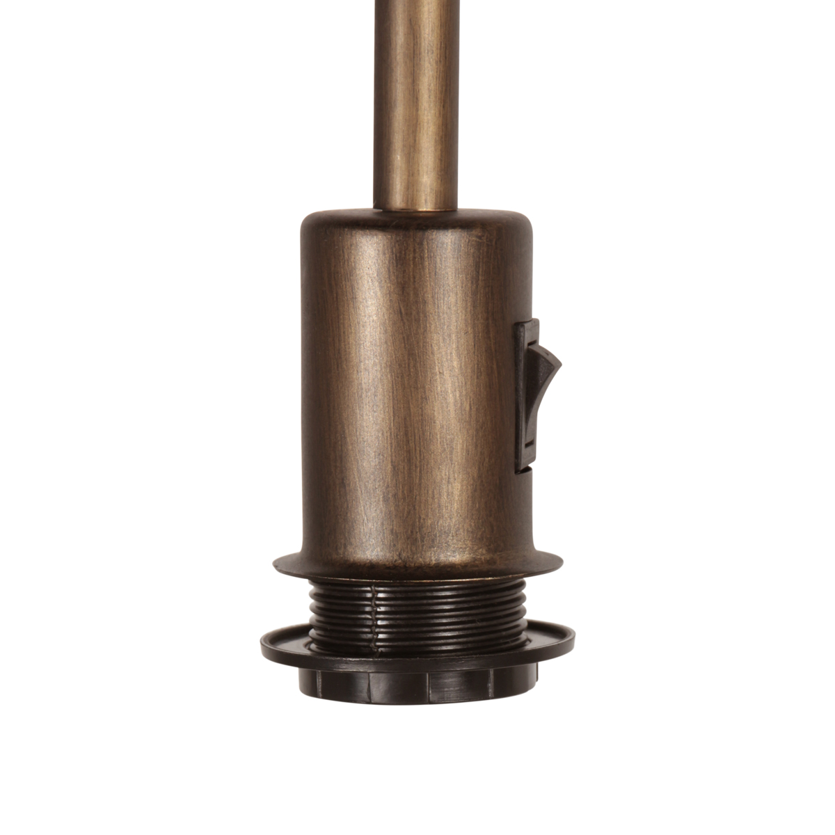Lampadaire en bronze avec abat-jour en velours doré Mexlite Forma – Image 5