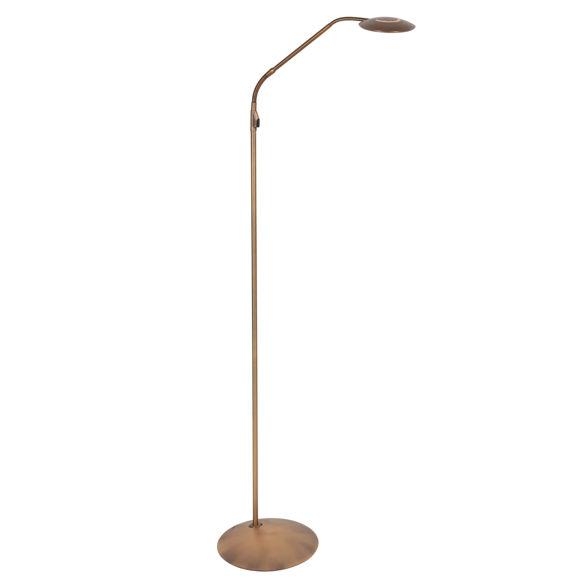 Lampadaire en bronze Zenith 2 avec tête réglable Steinhauer – Image 3