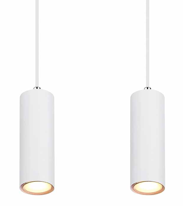 Suspension blanche 4 spots Globo Robby – Image 4