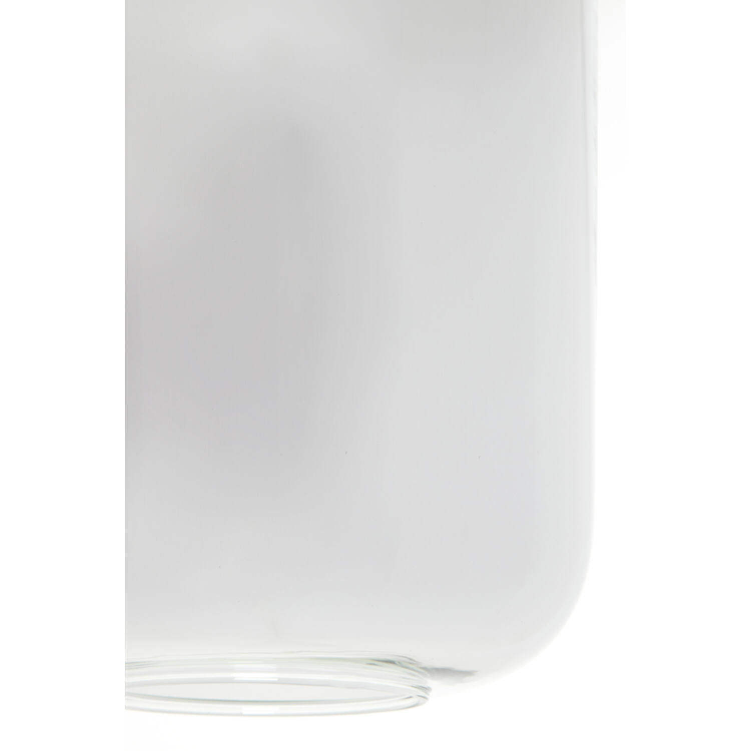 Suspension en verre fumé argenté rétro Light & Living Lekar – Image 8