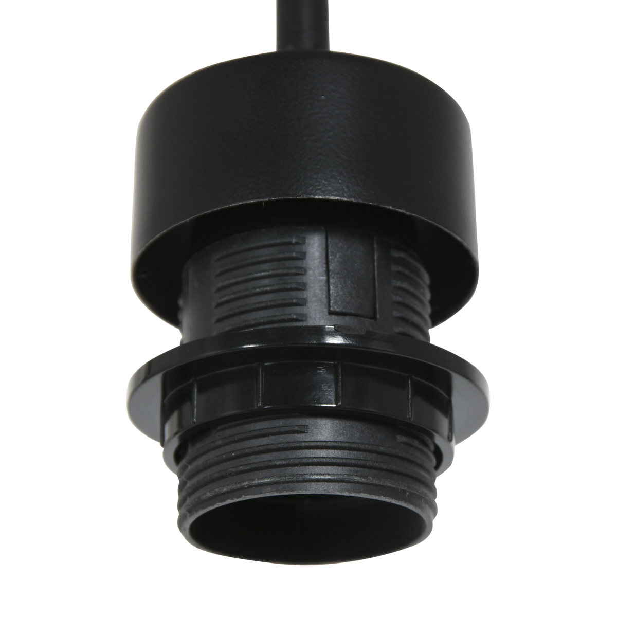 Lampe suspendue abat-jour bambou superposé naturel et noir Steinhauer Okavi – Image 6